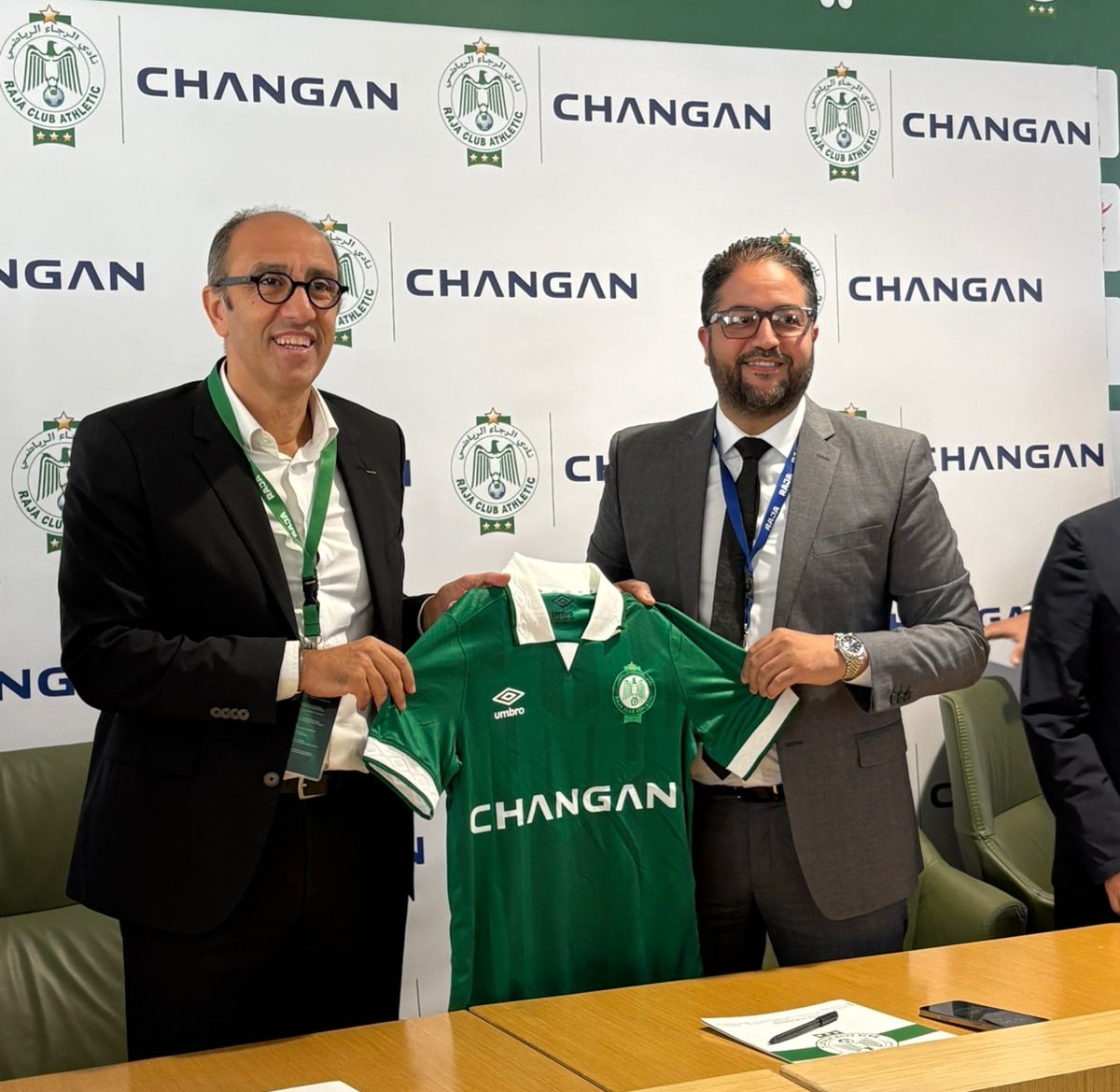 Changan Maroc devient partenaire officiel du Raja Club Athletic